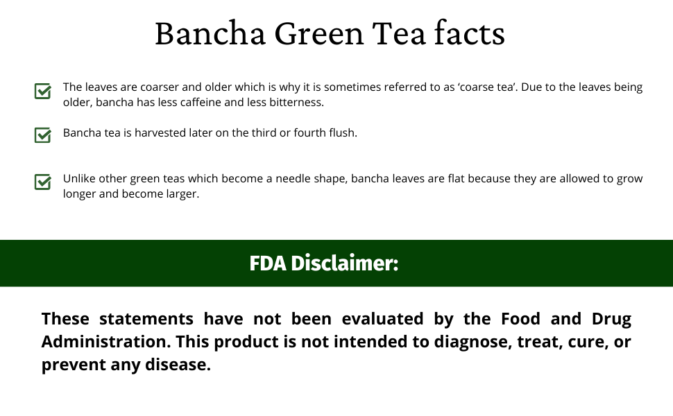 Nateavia Bancha - Organic  Japanese Loose Leaf Green Tea - Light Taste - Authentic Japanese Origin, from Kagoshima - 100g